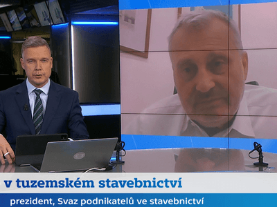 Konec roku je pro výsledky stavebnictví zásadní, řekl Nouza na ČT24